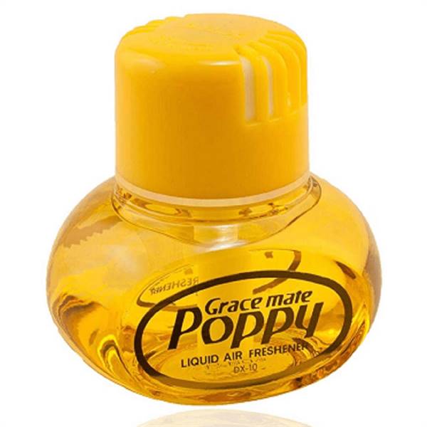 POPPY Pack 1 Car Perfume Liquid Air Freshener 150ml Each (Citrus)